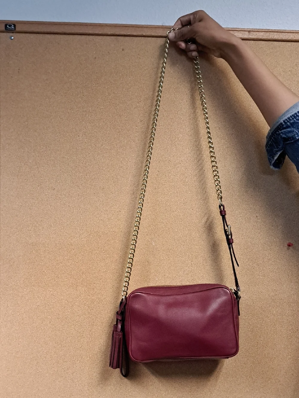 Coach Legacy 25362 Crossbody Bag- refined maroon leather  gold hardware 2013 - Picture 5 of 14